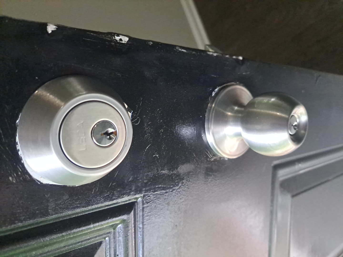 LSDA deadbolt and knob set replacement