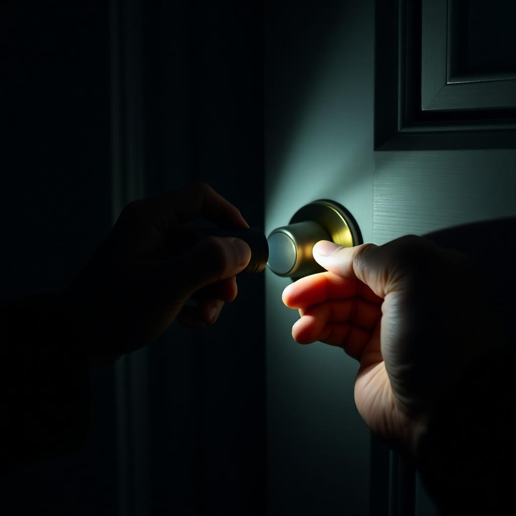 Emergency Lockout Services service in progress